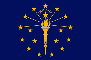 Flag of Indiana