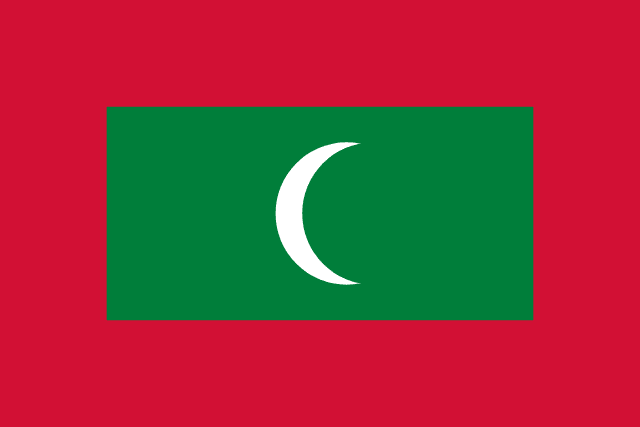 Flag of the Maldives